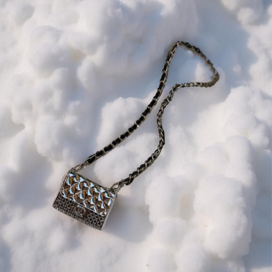 The Secret Locket Bag in Silver